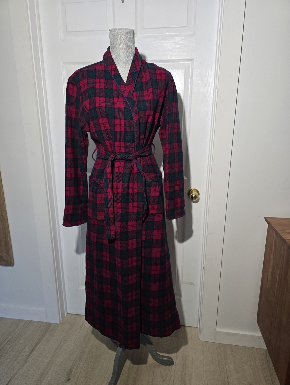 PENDLETON vintage Plaid Wool Robe